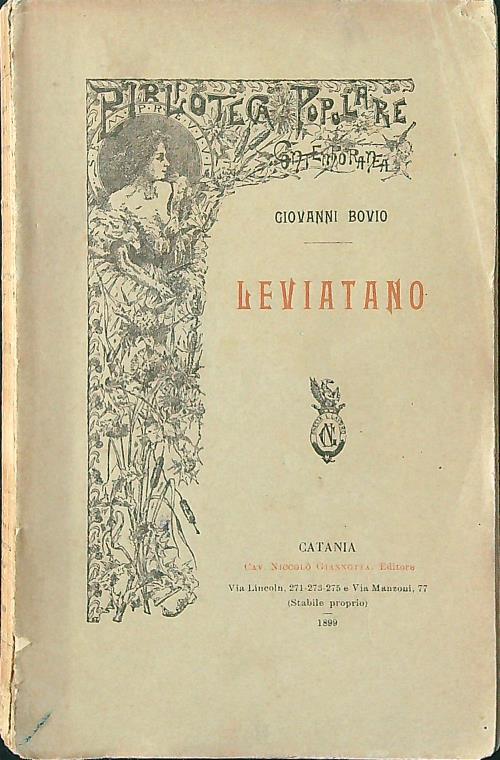 Leviatano - Giovanni Bovio - copertina