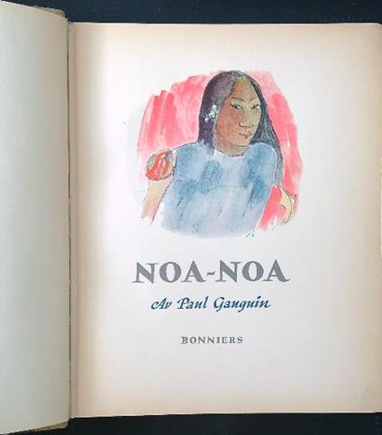 Noa Noa. Resan till Tahiti - Paul Gauguin - copertina