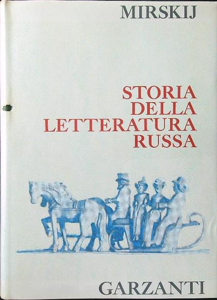 Storia della letteratura Russa - D. S. Mirskij - copertina