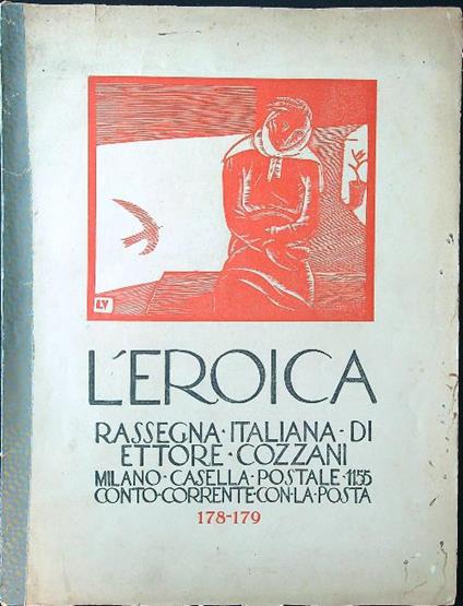 L' Eroica n. 178-179/giugno-luglio 1933 - Ettore Cozzani - copertina