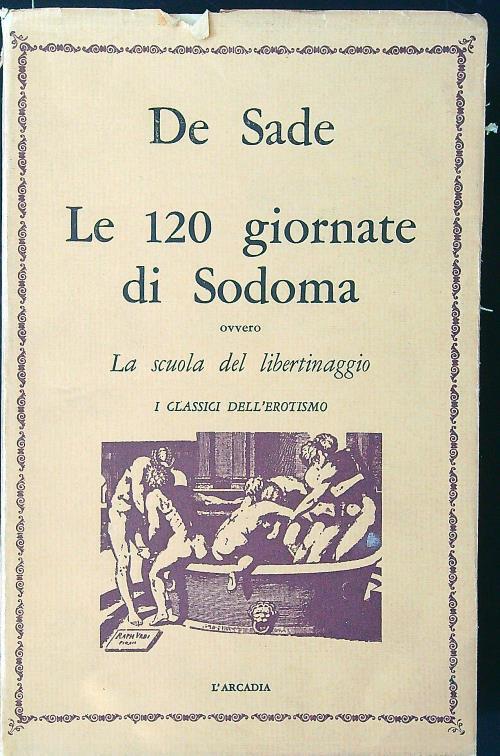 Le 120 giornate di Sodoma - De Sade - copertina