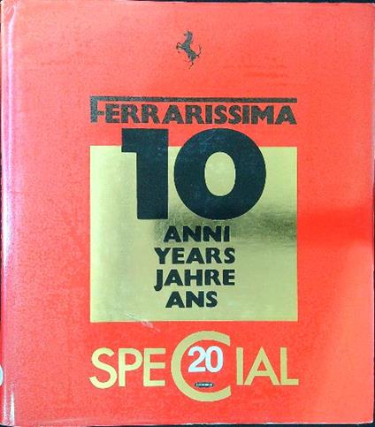 Ferrarissima 20. Speciale 10 anni - copertina