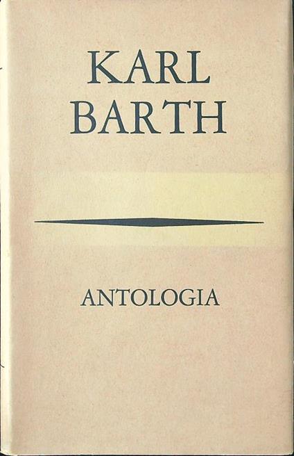 Antologia - Karl Barth - copertina