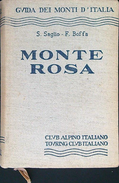 Monte Rosa - S. Saglio - copertina