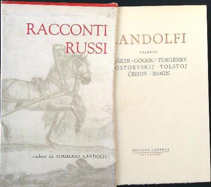 Racconti russi tradotti da Tommaso Landolfi - copertina