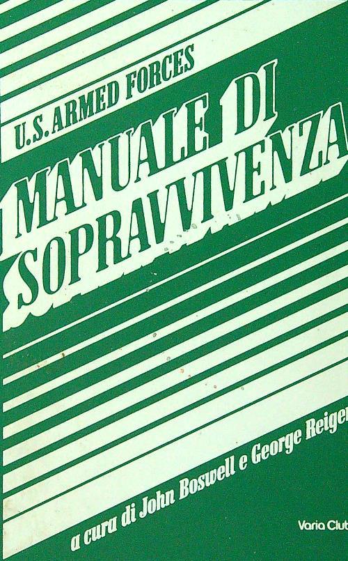 U.S. Armed Forces manuale di sopravvivenza - Boswell - copertina