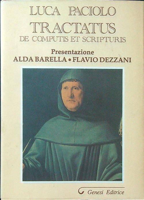 Tractatus de computis et scripturis - Trattato dè computi e delle scritture - Luca Paciolo - copertina