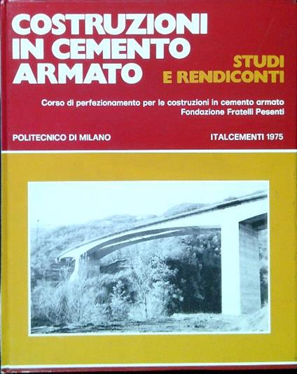 Costruzioni In Cemento Armato. Studi e rendiconti 12/1975 - copertina