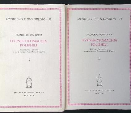 Hypnerotomachia poliphili 2 voll. - Francesco Colonna - copertina