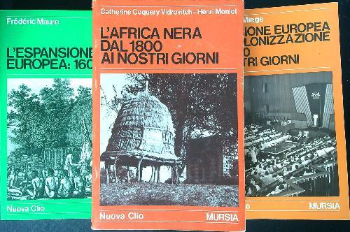 L' espansioe europea - L'Africa nera - Decolonizzazione 3 voll. - Mauro - copertina