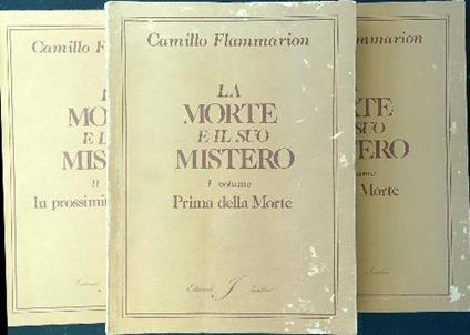 La morte e il suo mistero 3 voll. - Camillo Flammarion - copertina