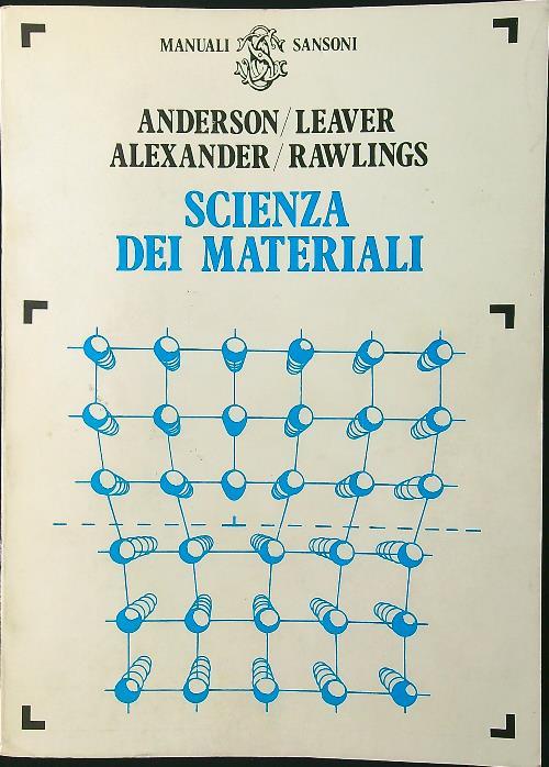 Scienza dei materiali - Anderson - copertina