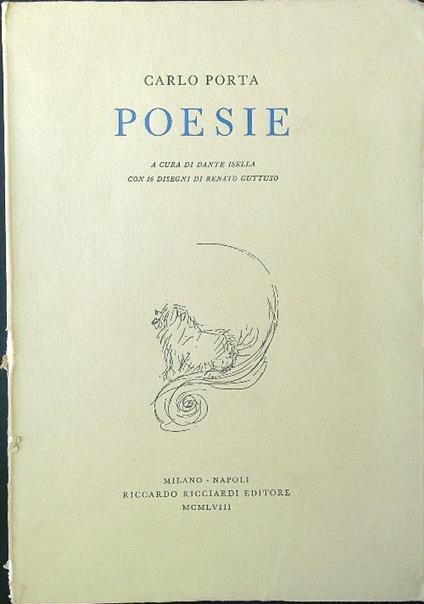 Poesie - Carlo Porta - copertina