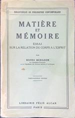 Matiere et memoire