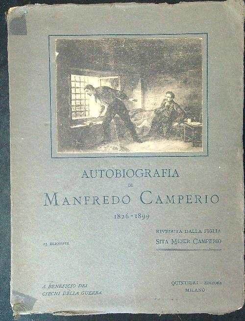 Autobiografia di Manfredo Camperio - copertina