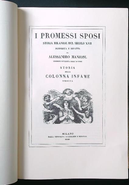 I promessi sposi - Alessandro Manzoni - copertina