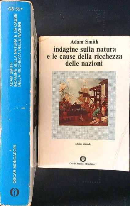 Indagine sulla natura e le cause della ricchezza delle nazioni 2 voll. - Adam Smith - copertina