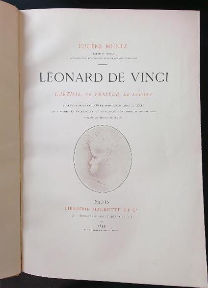 Leonard de Vinci - Eugene Muntz - copertina