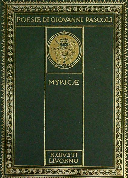 Myricae - Giovanni Pascoli - copertina