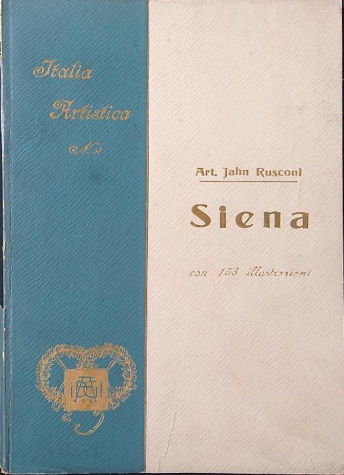 Siena - Jahn Rusconi - copertina