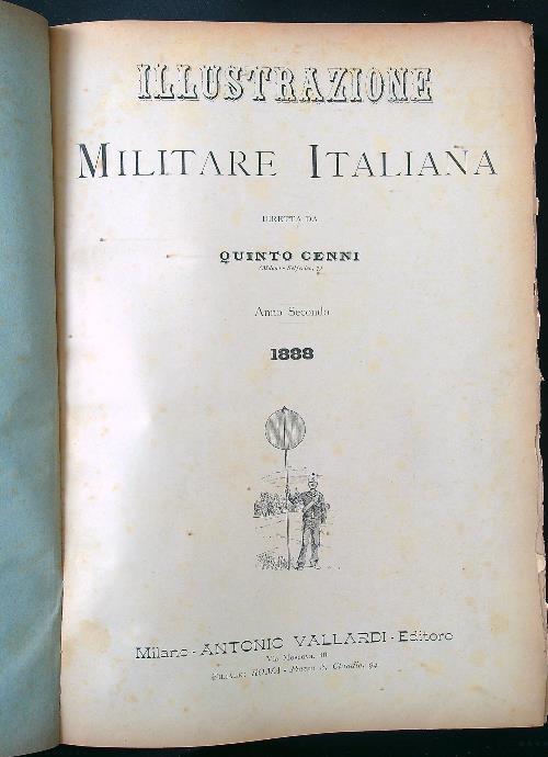 Illustrazione militare italiana. Anno secondo - Quinto Cenni - copertina