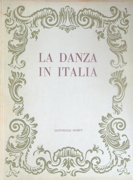 La danza in italia - copertina