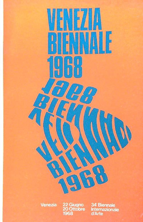 Venezia Biennale 1968. Catalogo delle Mostre speciali - copertina