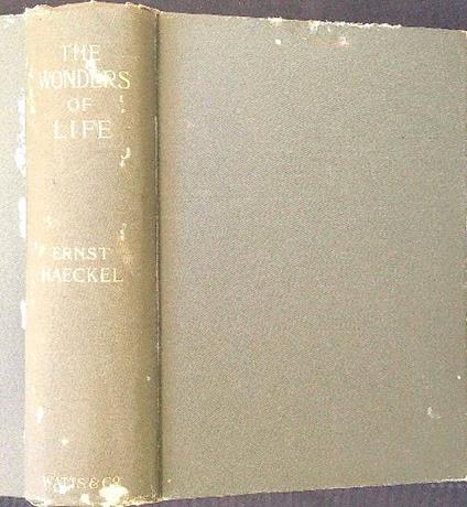 The  Wonders of Life - Ernst Haeckel - copertina