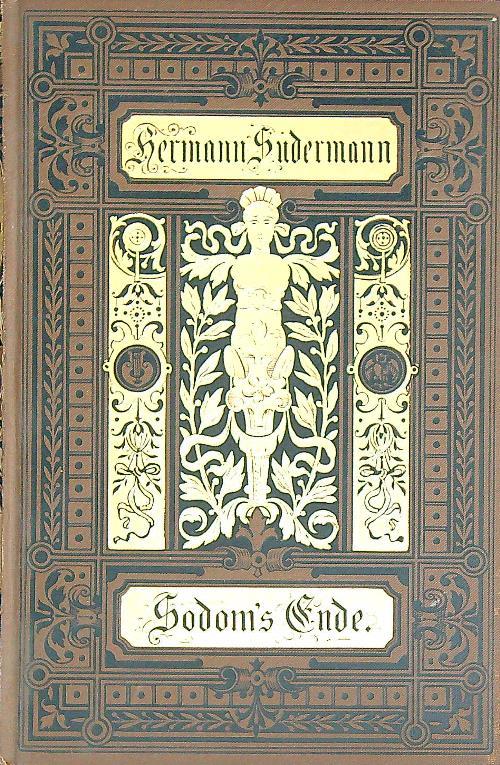 Sodoms Ende - Hermann Sudermann - copertina