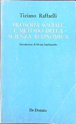 Filosofia sociale e metodo della scienza economica