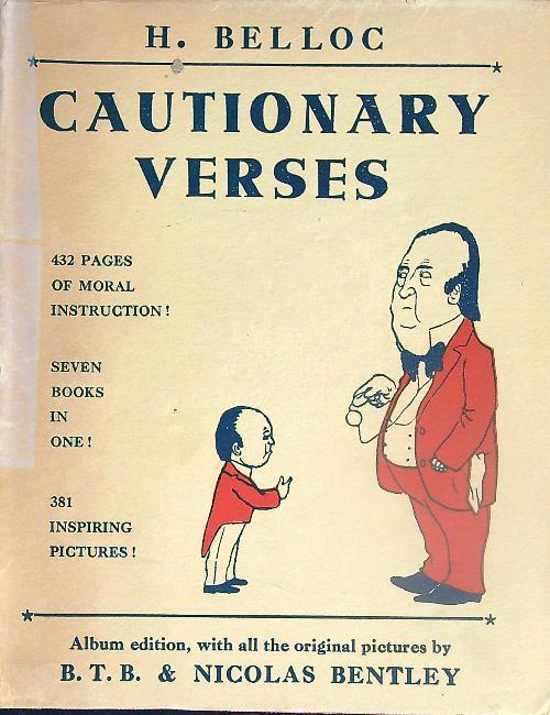 Cautionary  Verses  - H. Belloc - copertina