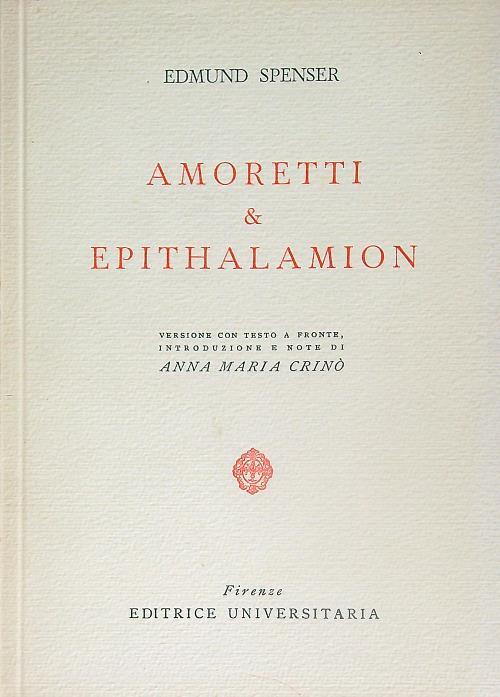 Amoretti & Epithalamion - Edmund Spenser - copertina