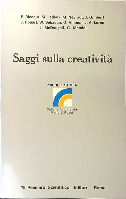 Saggi sulla creatività - copertina