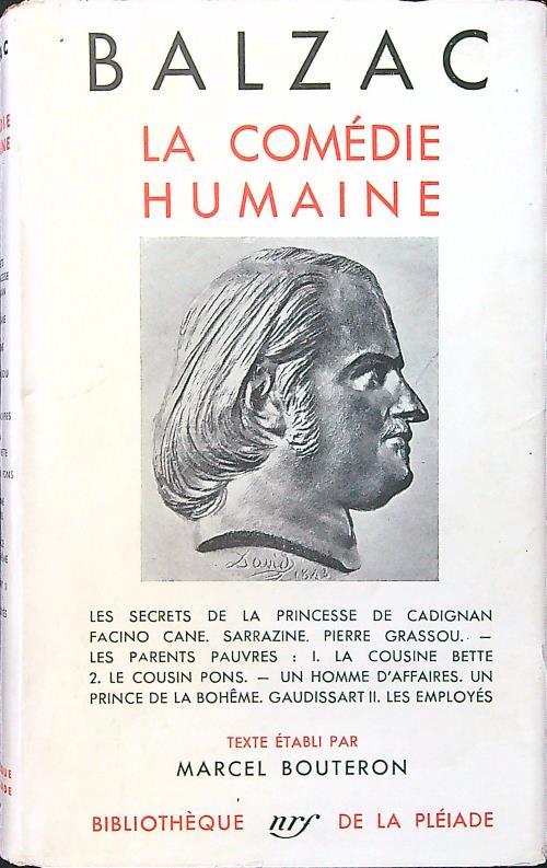 La comedie humaine vol. 6 - Balzac - copertina