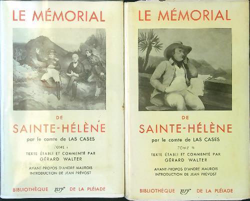 Le memorial de Sainte-Helene 2 tomes - copertina