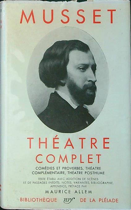 Theatre complet - Musset - copertina