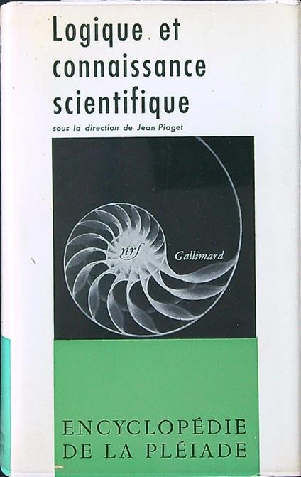 Logique et connaissance scientifique - copertina
