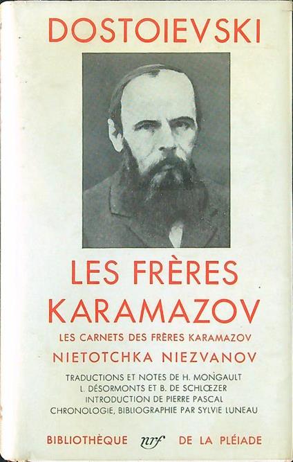 Les freres Karamazov - Les carnets - Nietotchka Niezvanov - Dostoievski - copertina