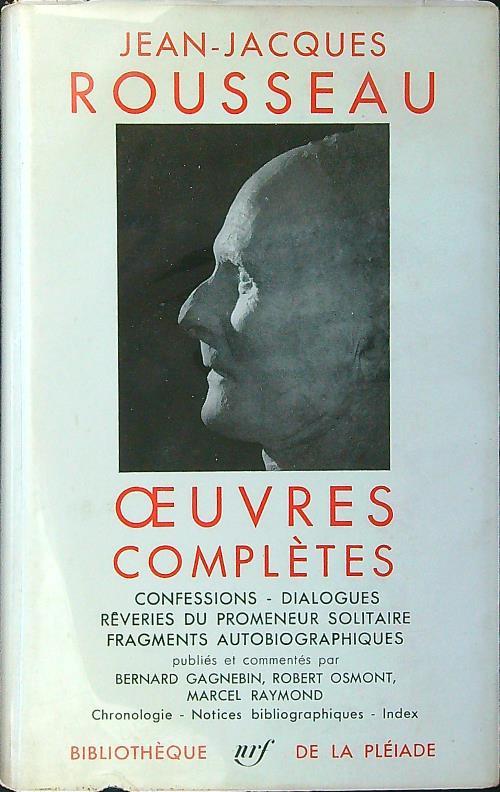 Oeuvres completes - Jean J. Rousseau - copertina