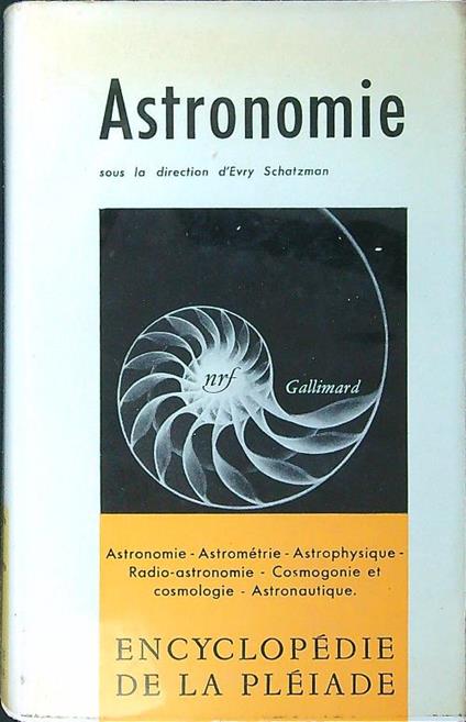 Astronomie - Evry Schatzman - copertina