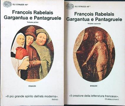 Gargantua e Pantagruele 2 voll. - Francois Rabelais - copertina