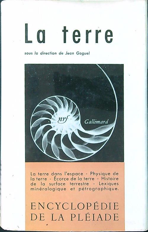 La terre - Jean Goguel - copertina