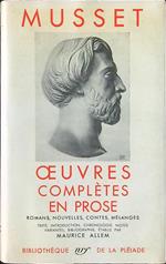 Oeuvres completes en prose