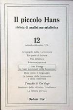 Il piccolo Hans n. 12/settembre-dicembre 1976