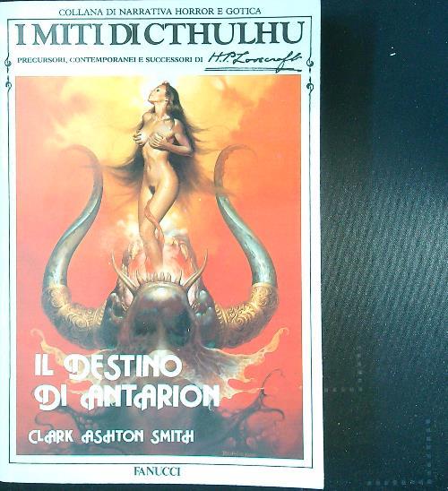 Il destino di Antarion - Clark Ashton Smith - copertina