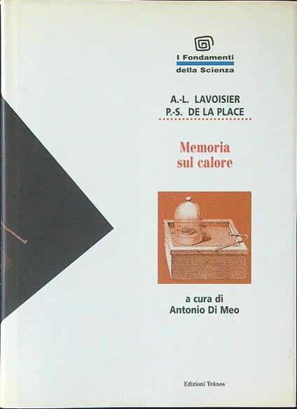 Memoria sul calore - A. -L. Lavoisier - copertina