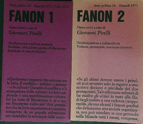 Fanon 2 vv - Giovanni Pirelli - copertina