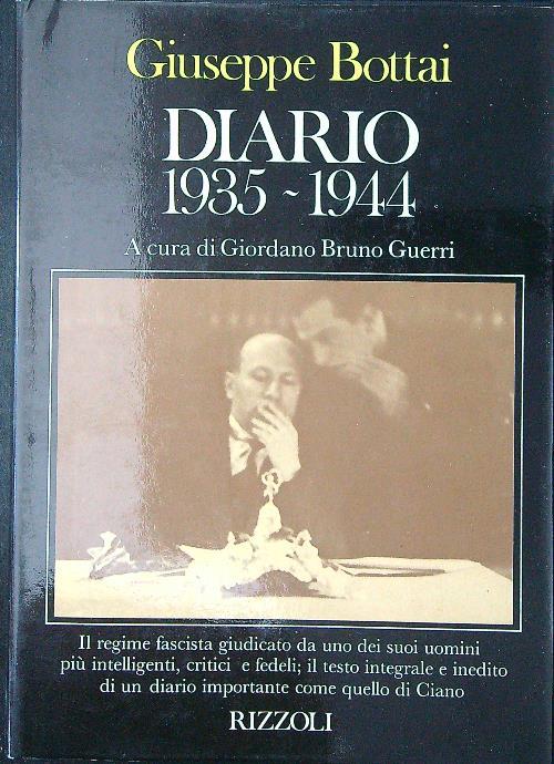 Diario 1935 - 1944 - Giuseppe Bottai - copertina