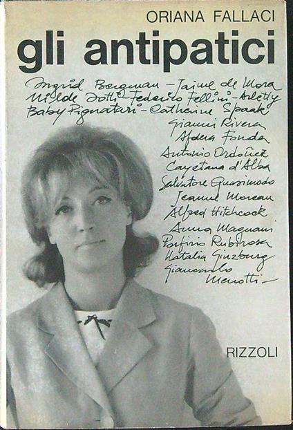 Gli  antipatici - Oriana Fallaci - copertina