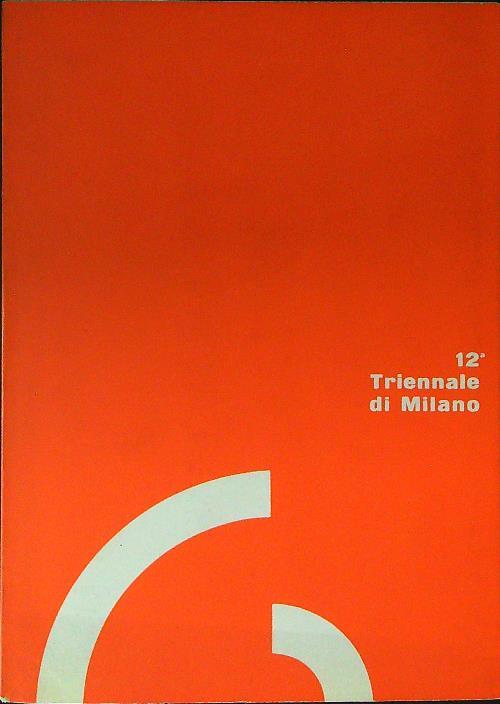 12 triennale di Milano - copertina